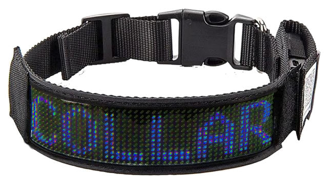 Halo lights shop dog collar